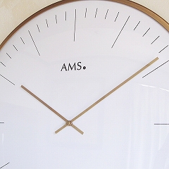 掛け時計｜AMS 掛け時計 アナログ ドイツ製 ゴールド AMS9541 【期間 