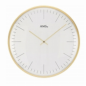 AMS 掛け時計 アナログ ドイツ製 ゴールド AMS9541 【期間限定30％OFF！】国内在庫 即納　(YM-AMS9541J)