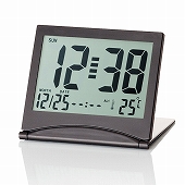 デジタル 置き時計 温度 カレンダー ダブルアラーム　薄型　スリムクール  【 SALE 20％OFF 】　(AD-KH01)