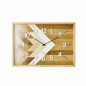 掛け時計 電波時計 天然木 シンプル 木製　インテリア ニフェル ベネレーブル　(IF-CL3357)