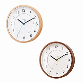 掛け時計 アナログ スイープ モダン おしゃれ 木製 北欧 デザイン トゥッカ　(IF-CL3991)