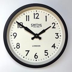 ロジャーラッセル Roger Lascelles 製 おしゃれ アナログ 掛け時計 レトロ 学校 トラディッショナル 英国デザイン　(RLC-SMRETRO)