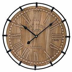 AMS 掛け時計 ドイツ製 40cm 木製 大型 ウッド AMS9616 30%OFF 国内在庫 即納　(YM-AMS9616J)