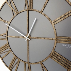 AMS 掛け時計 ドイツ製 木製 大型 40cm 飲食店 ローマ数字 AMS9635 30%OFF 国内在庫 即納　(YM-AMS9635J)