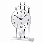 AMS ドイツ製 置き時計 振り子時計 5192 シルバー 退職祝い 30%OFF 国内在庫 即納　(YM-AMS5192J)