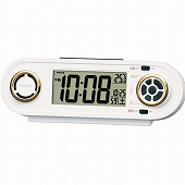 セイコー(SEIKO) 目覚まし時計 電波時計 ライデン RAIDEN 大音量 デジタル 温度表示 カレンダー NR537W