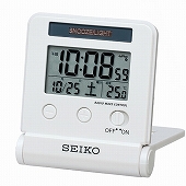 セイコー(SEIKO) 目覚まし時計 電波時計 トラベルクロック デジタル SQ772W