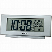 セイコー(SEIKO) 目覚まし時計 電波時計 デジタル アラーム設定 温度計 湿度計 SQ794S