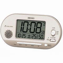 セイコー(SEIKO) 目覚まし時計 電波時計 デジタル 温度計 湿度計 SQ795G