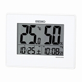 セイコー(SEIKO) 置き時計 電波時計 デジタル 掛置兼用 カレンダー 温湿度 大型画面 SQ798W