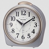 シチズン (CITIZEN) 置き時計 クオーツ 目覚まし時計 高齢者ニーズの高い単ベル 見やすい大きな文字板 フェイス645