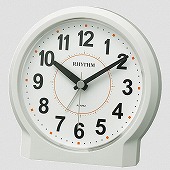 シチズン (CITIZEN) 置き時計 クオーツめざまし時計 音の静かな連続秒針 ピュアライトR658