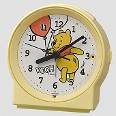 シチズン (CITIZEN) 置き時計 クオーツめざまし時計 人気の「おしり」デザインアート めざましとけいR671 くまのプーさん