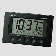シチズン (CITIZEN) 置き時計 電波デジタルめざまし時計 電子音アラーム シンプル 半艶仕上げ フィットウェーブスマート
