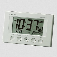 シチズン (CITIZEN) 置き時計 電波デジタルめざまし時計 電子音アラーム シンプル フィットウェーブスマート