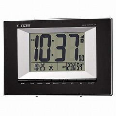 シチズン (CITIZEN) 掛け時計 掛置兼用 デジタル 電子音 目覚まし時計 8RZ181-002
