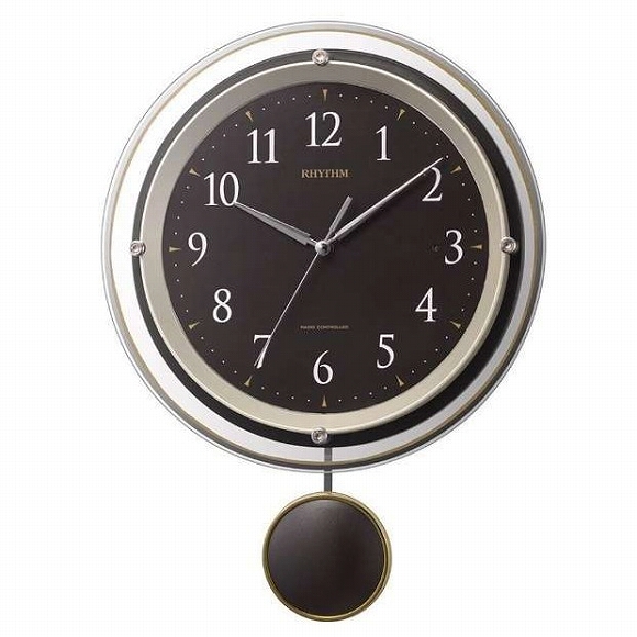 掛け時計｜シチズン (CITIZEN) 掛け時計 飾り振り子 電波時計 