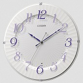 シチズン (CITIZEN) 掛け時計 「ボーンチャイナ」の器をイメージした電波掛時計 新築祝いなどギフトに 8MY537-012