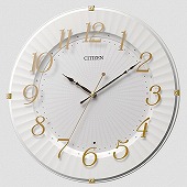 シチズン (CITIZEN) 掛け時計 「ボーンチャイナ」の器をイメージした電波掛時計 新築祝いなどギフトに 8MY537-018