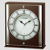 シチズン (CITIZEN) 置き時計 シンプルモダン 木枠置時計 8RG622-006