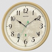 シチズン (CITIZEN) 掛け時計 【日本野鳥の会共同開発】 収録 野鳥48種+シークレット1種 選べる3種の報時モード 日本野鳥の会 四季の野鳥 報時 掛時計