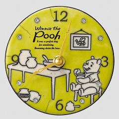 V`Y (CITIZEN) |v |up C^A  VvȃCA[gŃLN^[zu nƑN₩ȃJ[Ƃ̃RgXg Winnie the Pooh/Pottery Clock
