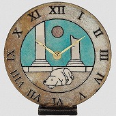 シチズン (CITIZEN) 置き時計 イタリア製 陶器 ザッカレラZ144A