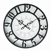 掛け時計 アナログ かわいい レトロ スチールとガラスの時計 Gisel ジゼル CL4960　(IF-CL4960)