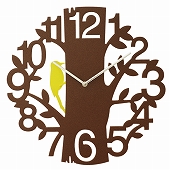 振り子時計 掛け時計 アナログ キツツキの時計 北欧 おしゃれ 鳥 トリ Picus ピークス CL5743　(IF-CL5743BN)