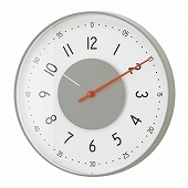 掛け時計 アルミ シンプル アナログ 秒針なし 2針 音がしない 静音タイプ Marze メルツ CL4091　(IF-CL4091)