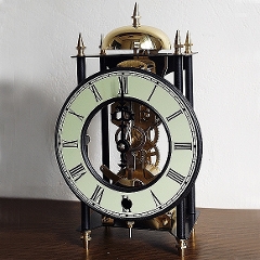 AMS社 置き時計 ドイツ製 機械式 クラシック アンティーク 手巻き 会社 機械式置き時計 国内在庫 (YM-AMS1180J)