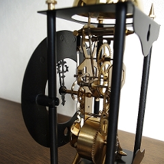 AMS社 置き時計 ドイツ製 機械式 クラシック アンティーク 手巻き 会社 機械式置き時計 国内在庫 (YM-AMS1180J)