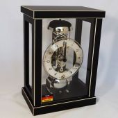 HERMLE ヘルムレ おしゃれ 機械式 置き時計 置時計 ブラック アナログ ドイツ製 毎正時 ベル打ち 23056-740791 35%OFF 手巻き 国内在庫　(HE23056-740791J)