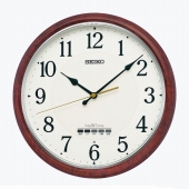 セイコー(SEIKO)  掛け時計 電波時計 カレンダー スイープ秒針 おやすみ秒針 ネクスタイム ZS256B