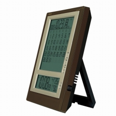 セイコー(SEIKO)  置き時計 デジタル 電波時計 スヌーズ マンスリーカレンダー カレンダー 温湿度計 SQ422B