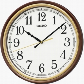 セイコー(SEIKO)  掛け時計 電波時計 アナログ おやすみ秒針 スタンダード KX271B