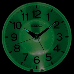 セイコー(SEIKO)  目覚まし時計 スヌーズ ライト 蓄光 簡単ダイヤル スタンダード 夜でも見える 夜間自動点灯 XN302K
