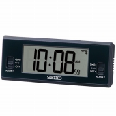 セイコー(SEIKO)  目覚まし時計 デジタル 電波時計 カレンダー スヌーズ 温度計 湿度計 SQ321K