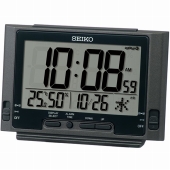 セイコー(SEIKO)  目覚まし時計 デジタル 電波時計 カレンダー 六曜 温度計 湿度計 SQ320K