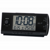 セイコー(SEIKO)  RAIDEN 目覚まし時計 大音量 電波時計 デジタル 複数アラーム ライデン カレンダー 温度計 湿度計 NR539K